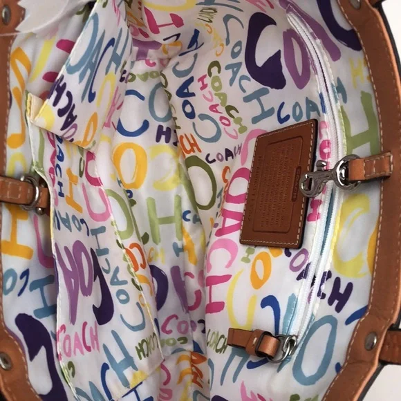 Coach Hampton Pastel Tote Bag # A0969-F13552 - Picture 6 of 8